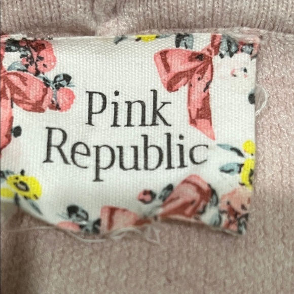 Pink Republic DUSTY ROSE ZIPPER FRONT CARDIGAN HOODIE, SIZE M: - Picture 3 of 9